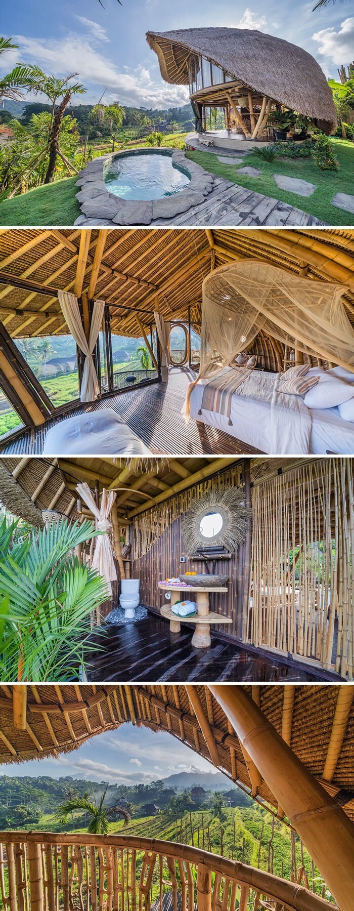 26. Бамбуковый дом. Сидемен, Бали, Индонезия