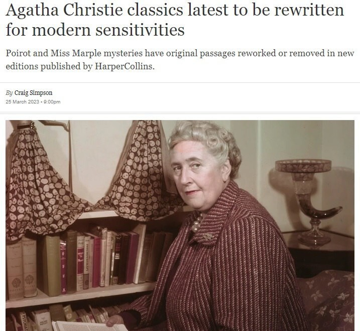 На Западе взялись за переписывание романов Агаты Кристи с учётом "чувствительности" современных читателей