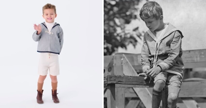 Как изменилась детская мода для мальчиков за последние 100 лет