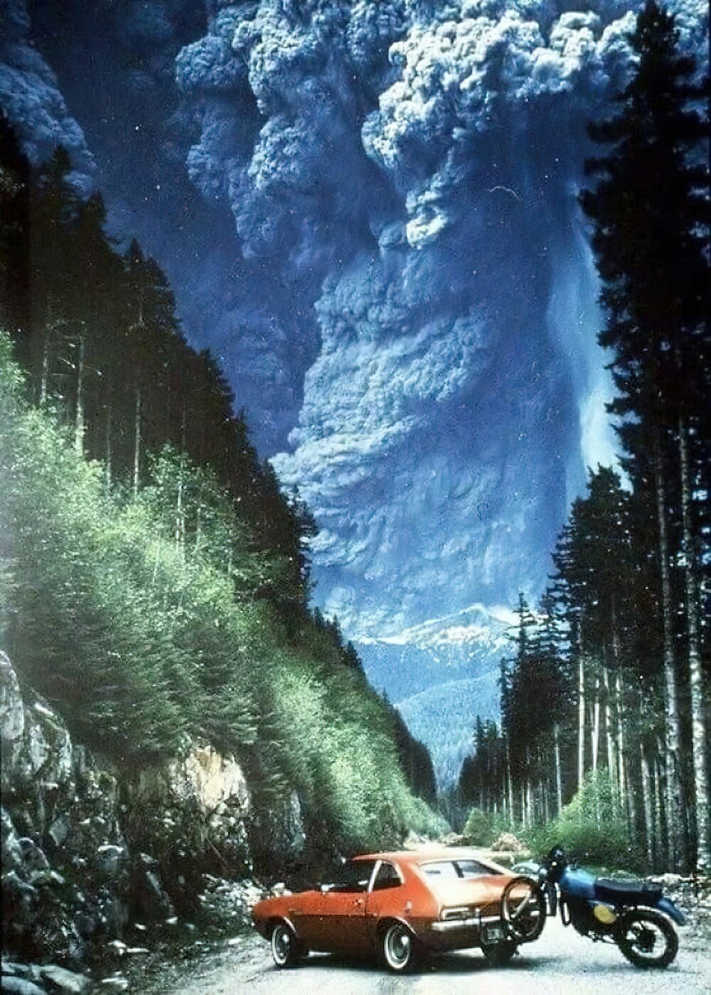 20. Извержение вулкана Сент-Хеленс, 1980 г. 