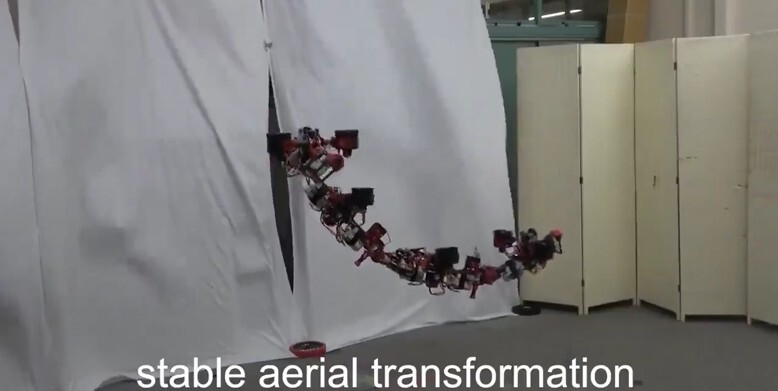 Новейшая разработка учёных "трансформирующийся дрон на импеллерах"