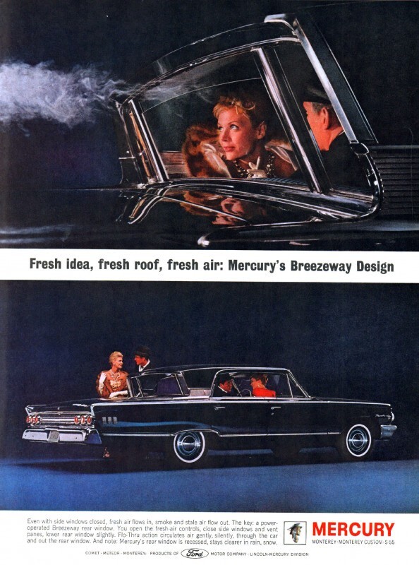 Сквозняк Mercury Monterey Breezeway 1963