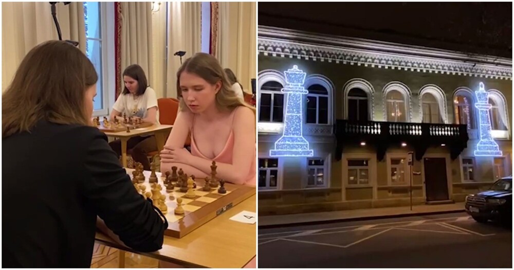 Блондинки переиграли брюнеток на шахматном турнире в Москве