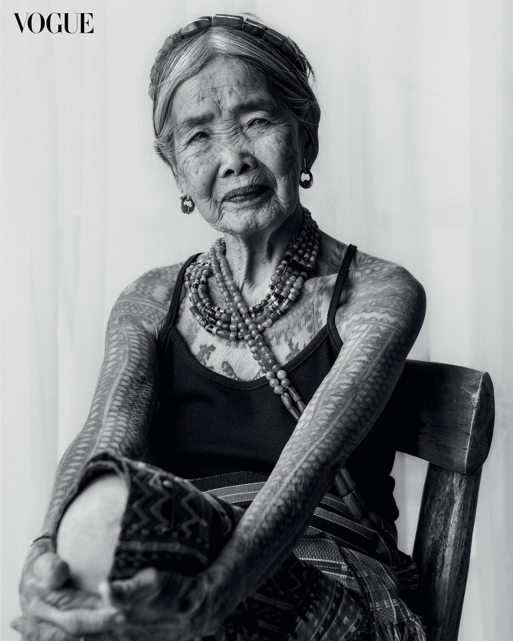 106-летняя татуировщица стала самой возрастной моделью на обложке Vogue