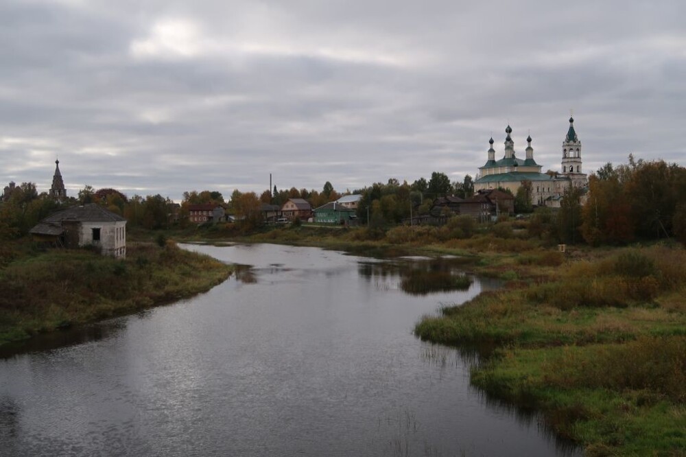 Старинный город в Костромской области