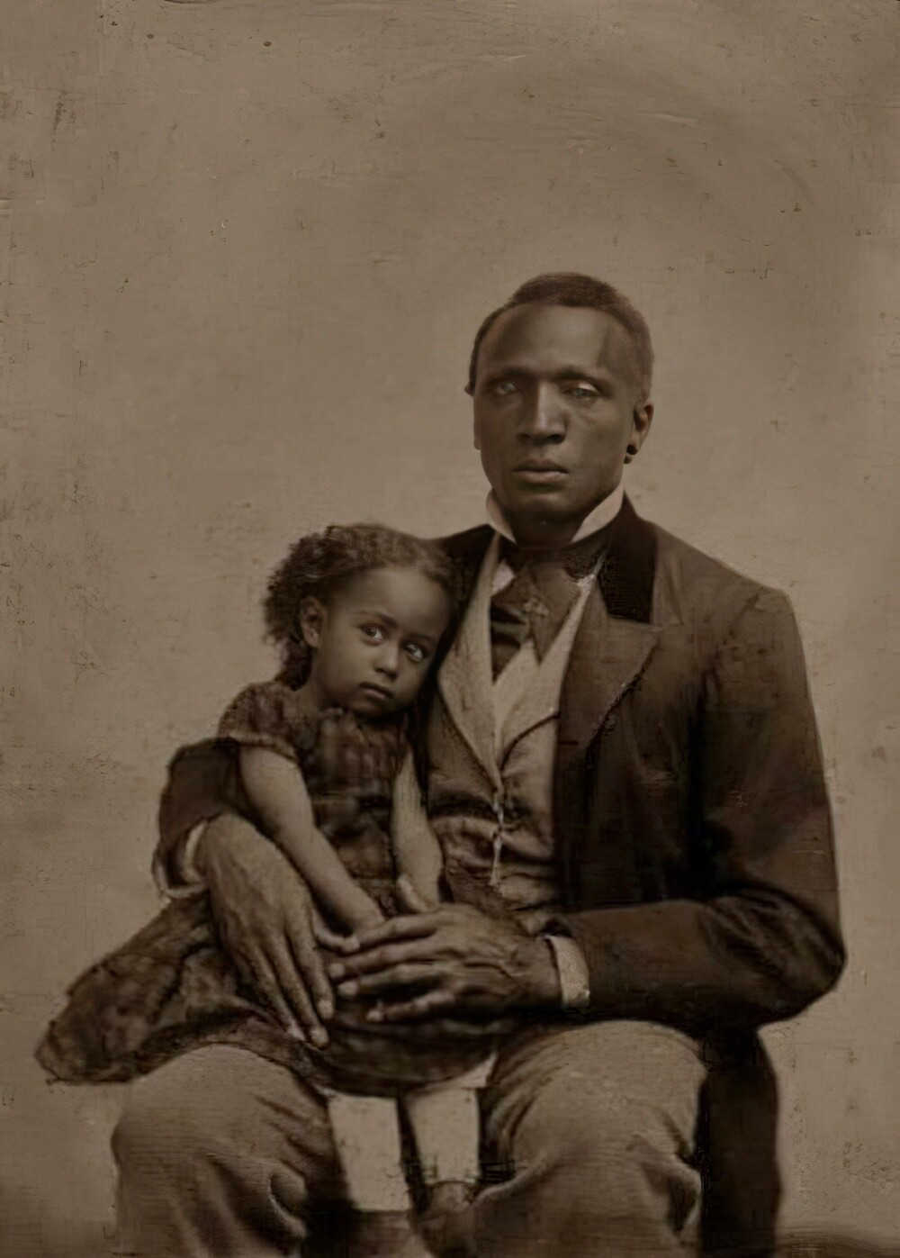7. Портрет отца и дочери, 1870-е гг.