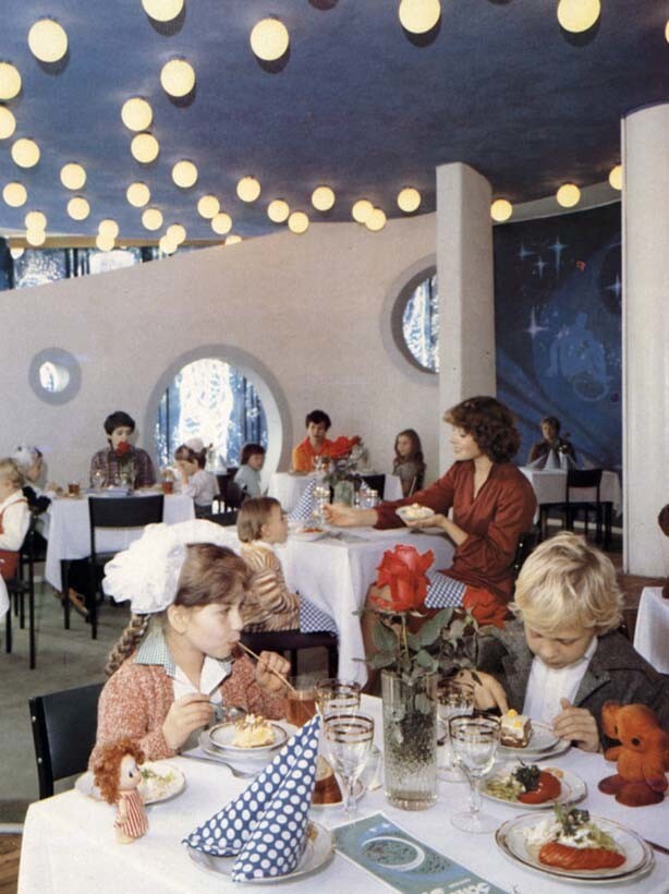 Детское кафе, помните такие? Молдавская ССР, 1981 год