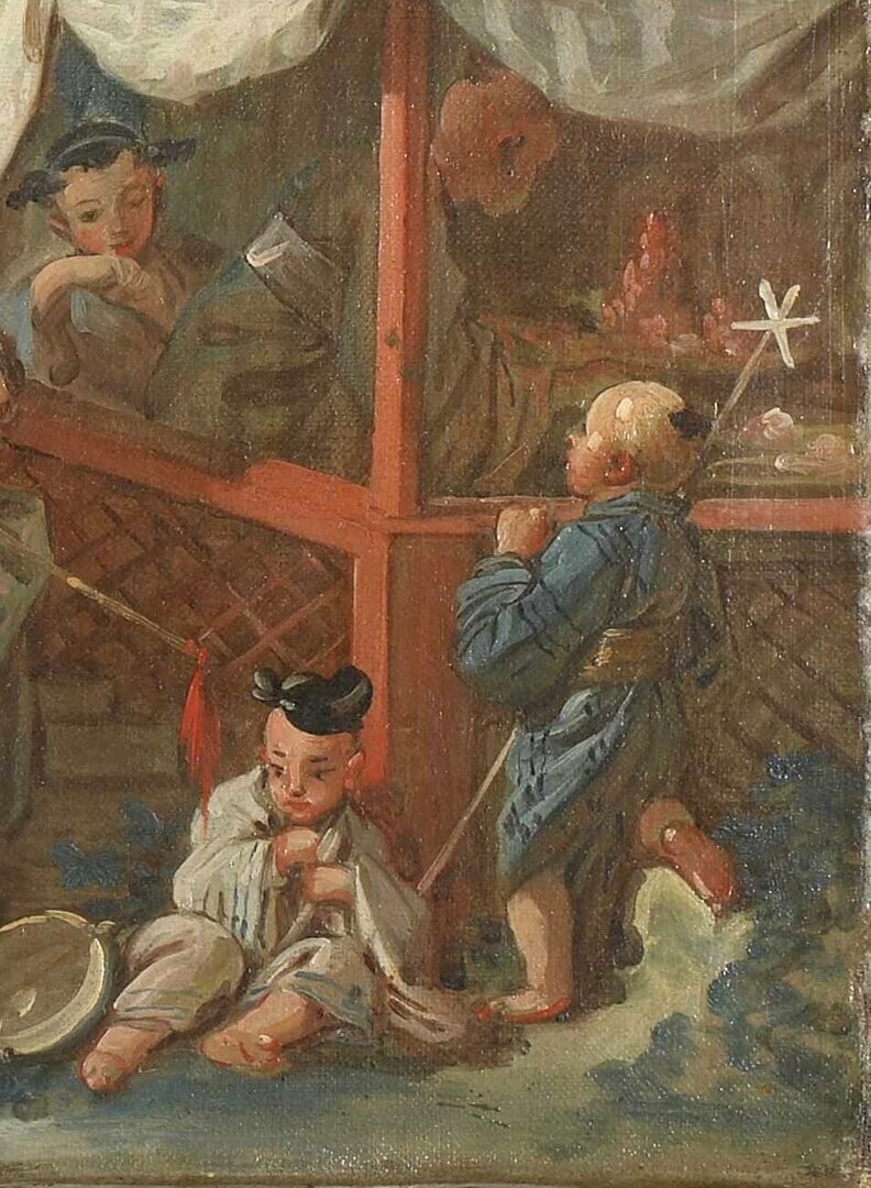 Эта картина отражает представления западного человека 18 века о Китае