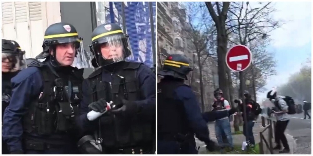 Французские жандармы и неудача с гранатой