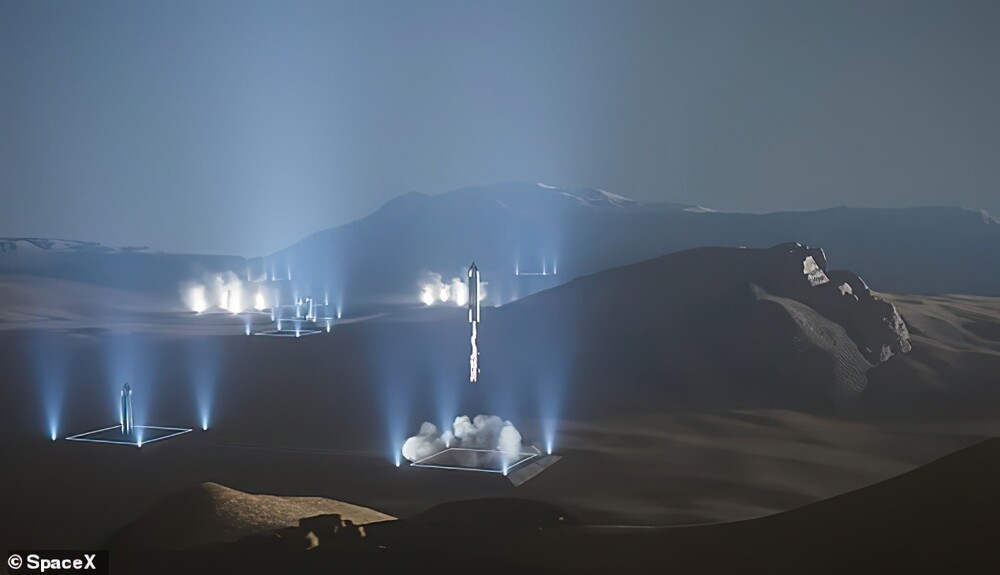 Анимация от SpaceX: как люди полетят на Марс
