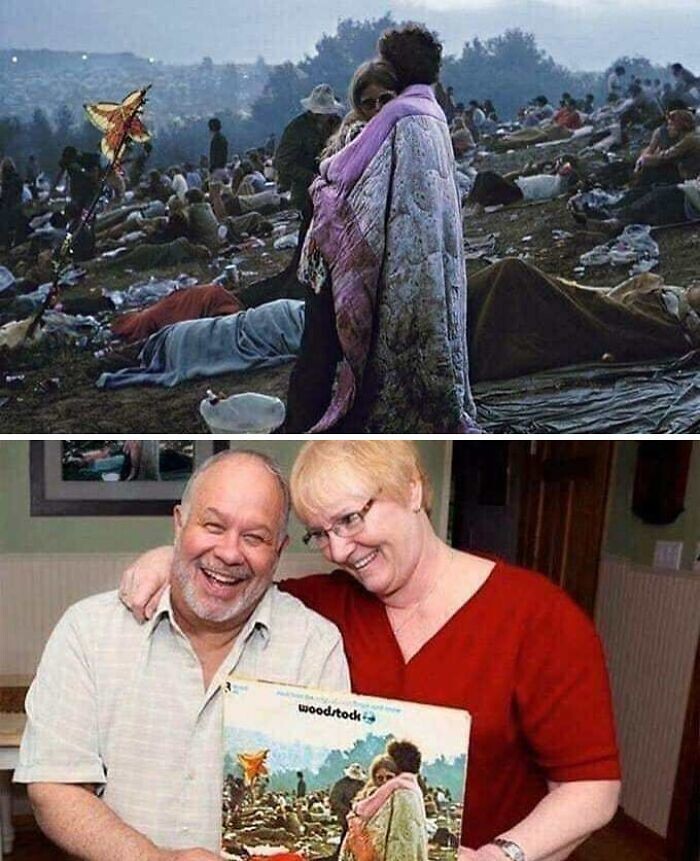 15. Пара со старой обложки Woodstock вместе спустя 50 лет