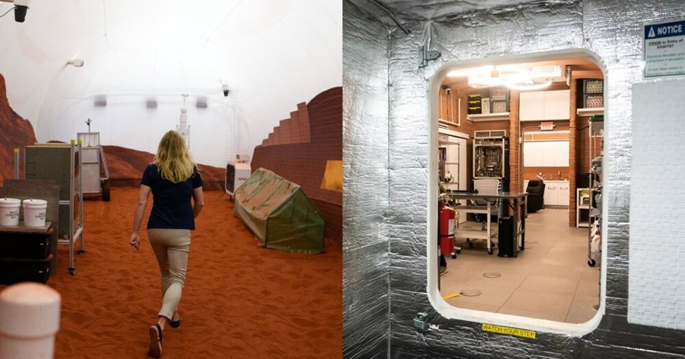 NASA показала симулятор Марса, в котором четыре добровольца проживут целый год