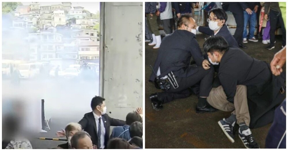 На премьер-министра Японии совершено неудачное покушение