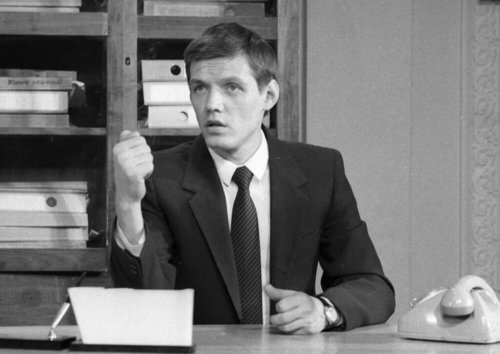 Александр Галибин в сцене из фильма «Мой избранник», 1984 год
