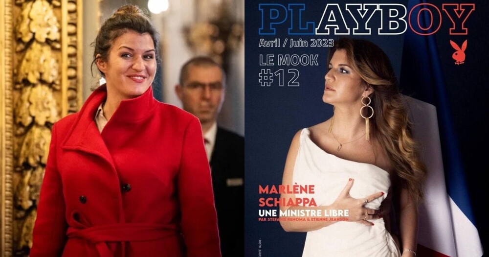 Апрельский номер Playboy во Франции продали за три часа из-за госсекретаря Шьяппа на обложке
