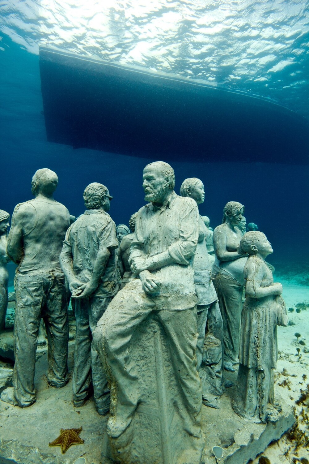 4. "Молчаливая эволюция". Подводный музей в Канкуне