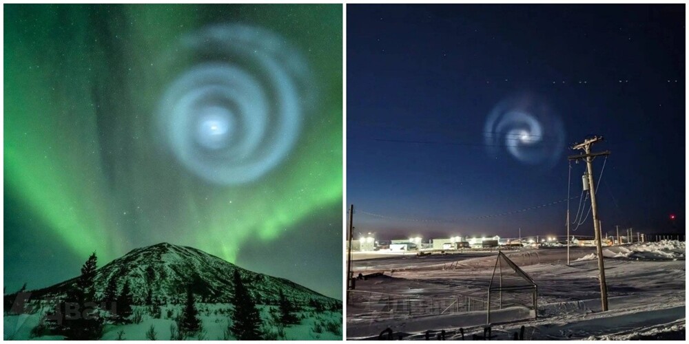 На Аляске очевидцы засняли необычное явление в небе
