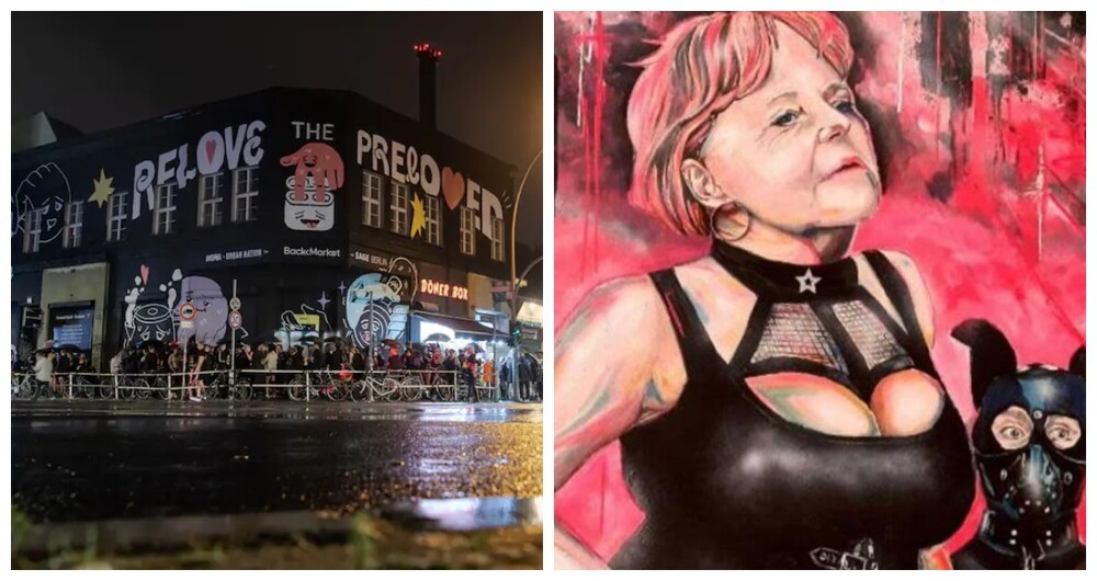 Меркель в образе фетишистки нашли в ночном Кит-Кат клубе Берлина