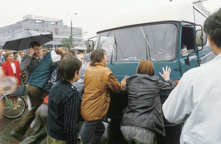 Табачный бунт в Кузьминках. Москва, 1990 год.