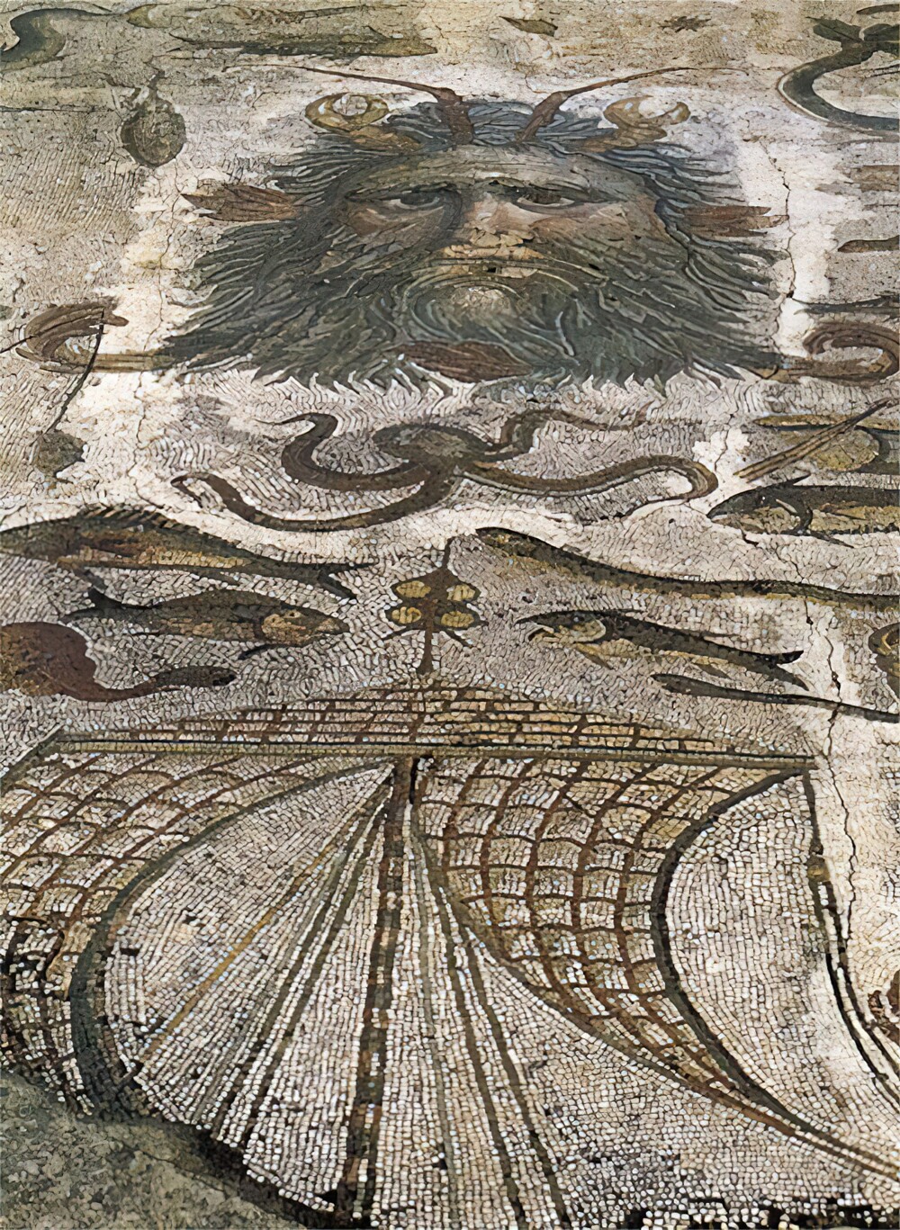 25. Мозаика, обнаруженная в древнем Адриануполисе, район Эскипазар, провинция Карабюк, Турция