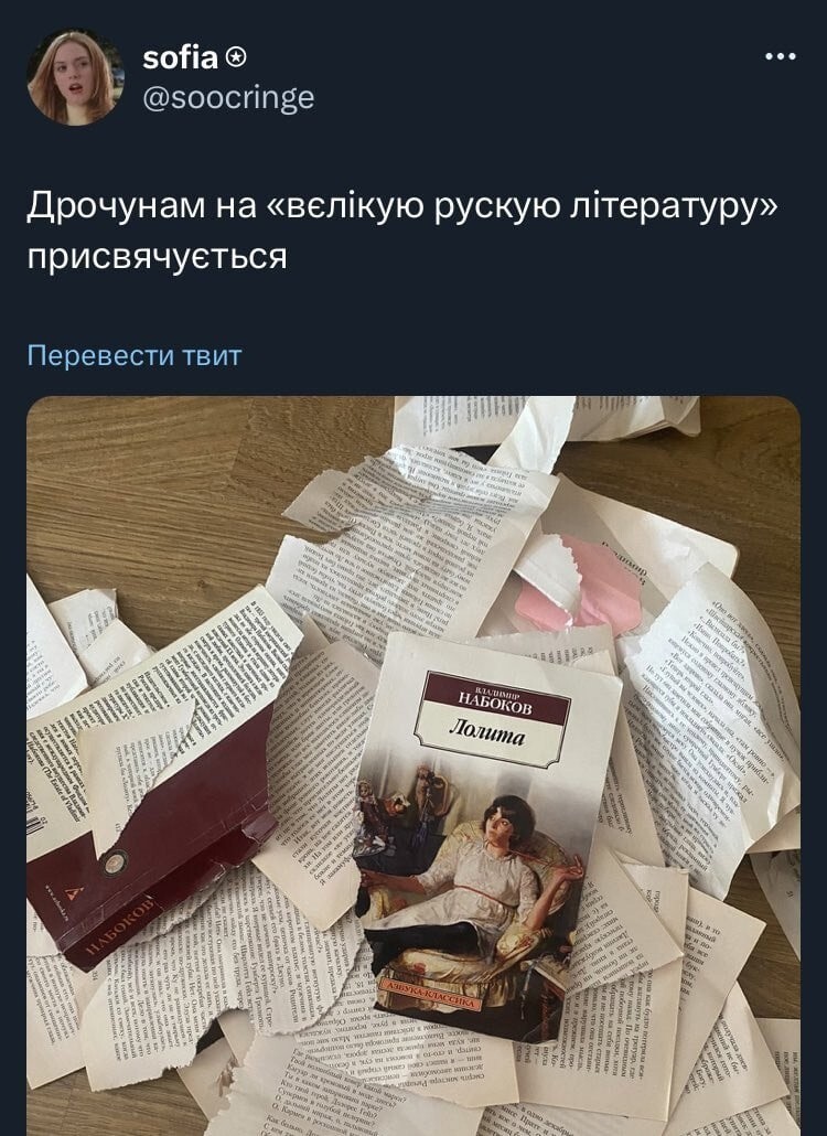 Жительница Жмеринки порвала издание «Три мушкетёра» на русском языке в связи с тем, что Дюма гад, русский писатель