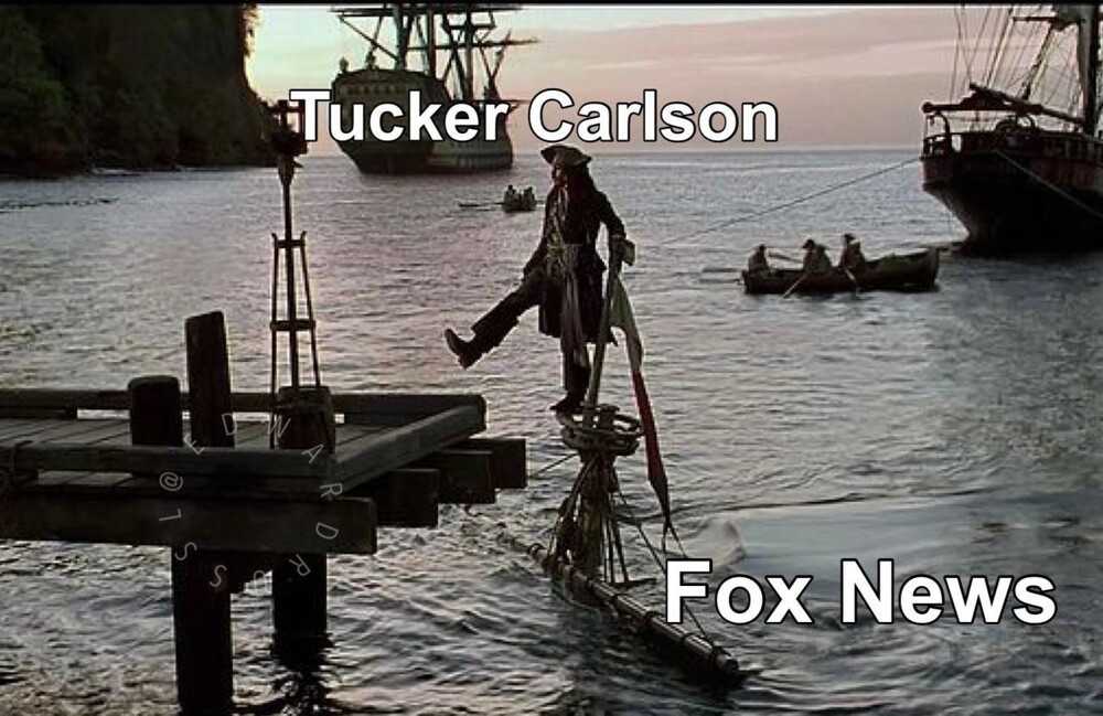 Америка "хоронит" телеканал Fox News, который уволил Такера Карлсона, обвалив акции корпорации на миллиард долларов
