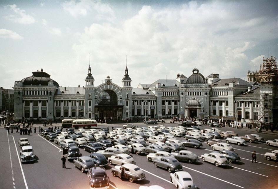 Белорусский вокзал, СССР, Москва, 1950-е