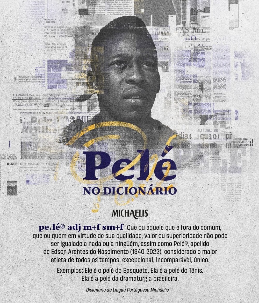 Имя легендарного футболиста Пеле внесли в словарь португальского языка