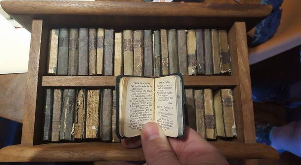 8. 111-летняя миниатюрная коллекция со всеми произведениями Шекспира