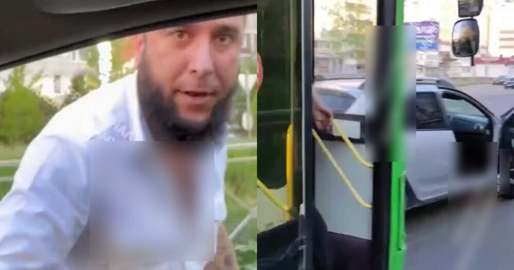 "Шлюпка! Я тебя убью!": в Казани водитель троллейбуса обматерил и заплевал помешавшую ему автоледи