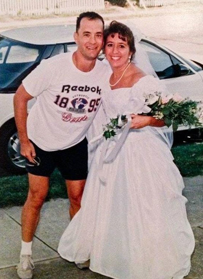 10. "Том Хэнкс на нашей свадьбе. 1993 год"