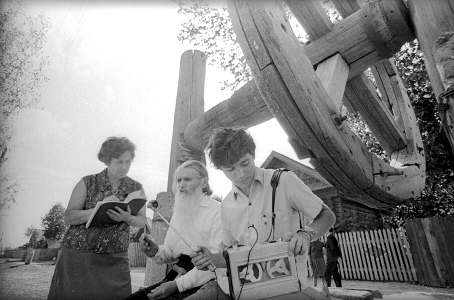 Фольклорная экспедиция в Чувашию. 1973 год. Ершов Виктор Гаврилович