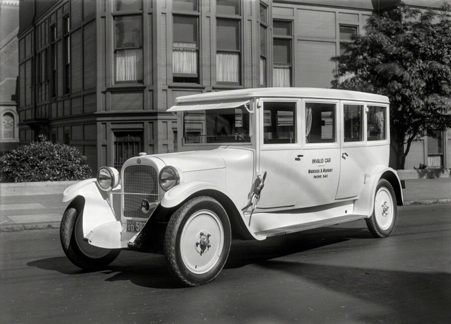 Автомобиль для перевозки инвалидов. Сан-Франциско, 1926 год