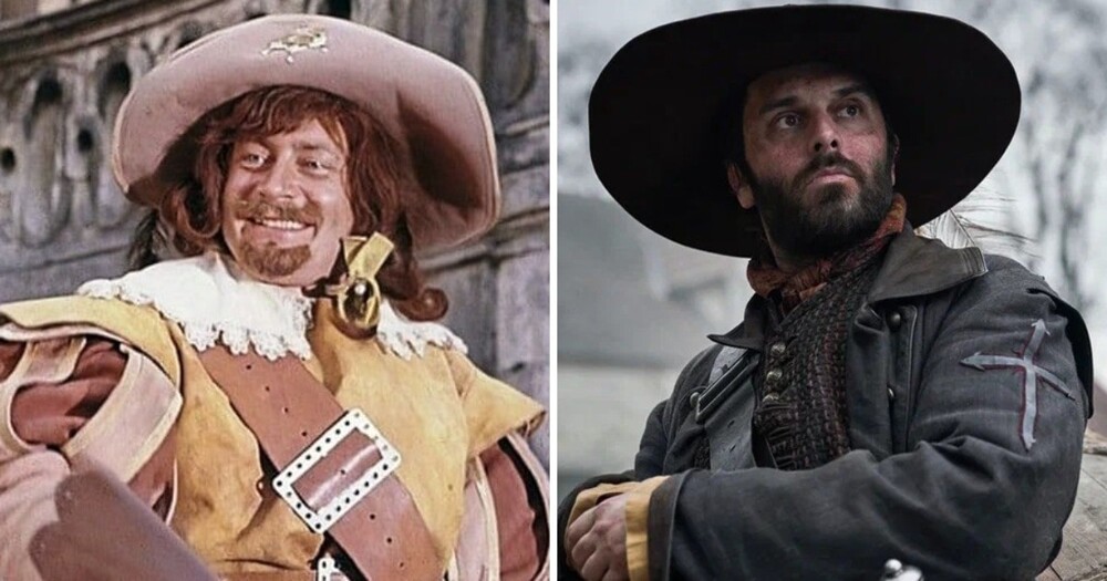 Как выглядят герои нового французского фильма о трёх мушкетёрах в сравнении с персонажами, созданными в СССР