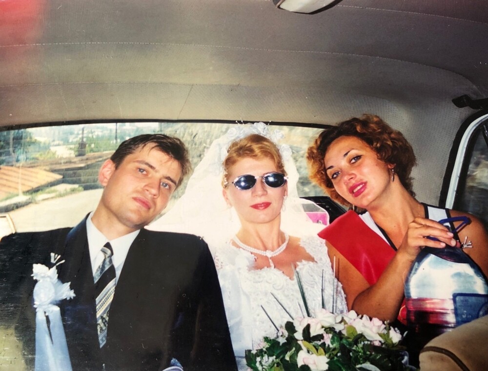 Свадебный кадр, 1998 год.