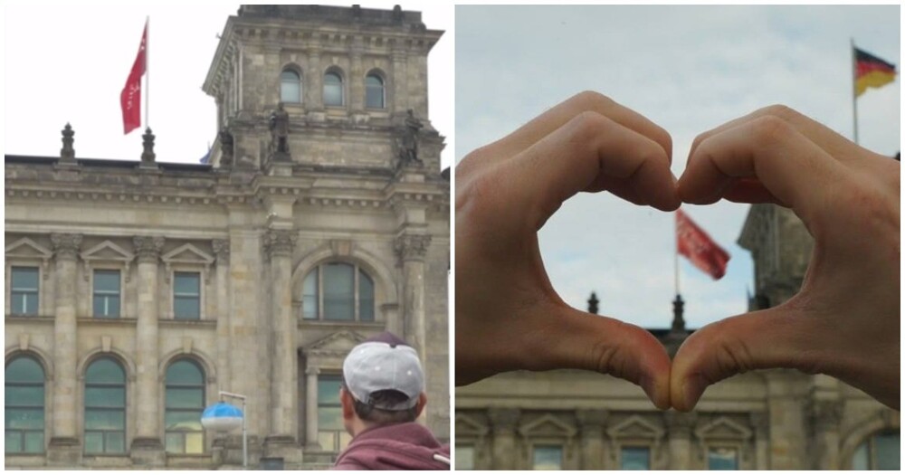 Знамя Победы появилось над Рейхстагом в Берлине