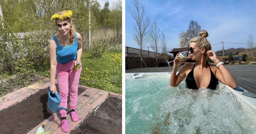 Такие разные дачные майские: фото отдыха девушек из России