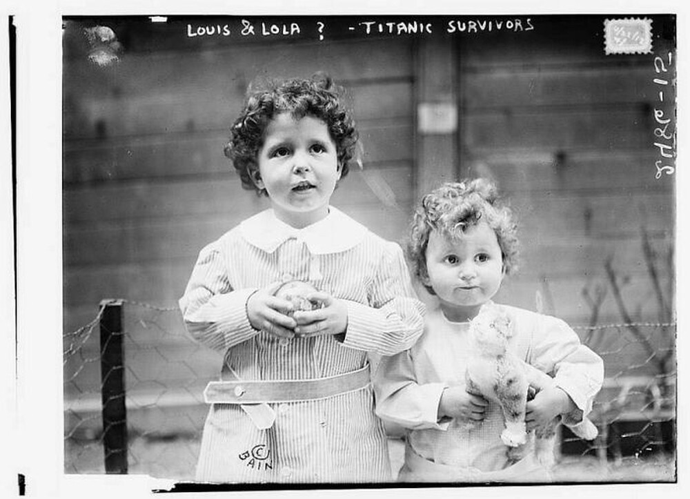 6. Луи и Лола, одни из выживших пассажиров «Титаника»