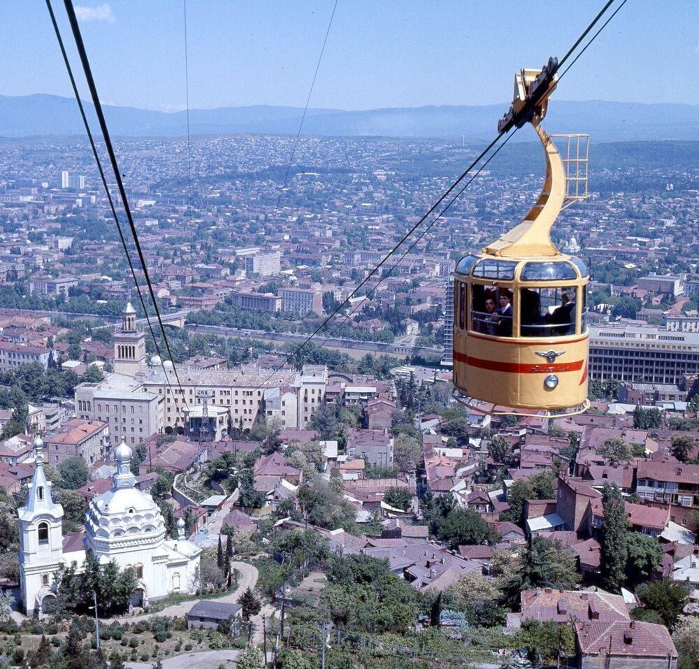  Канатная дорога над Тбилиси, 1980-е