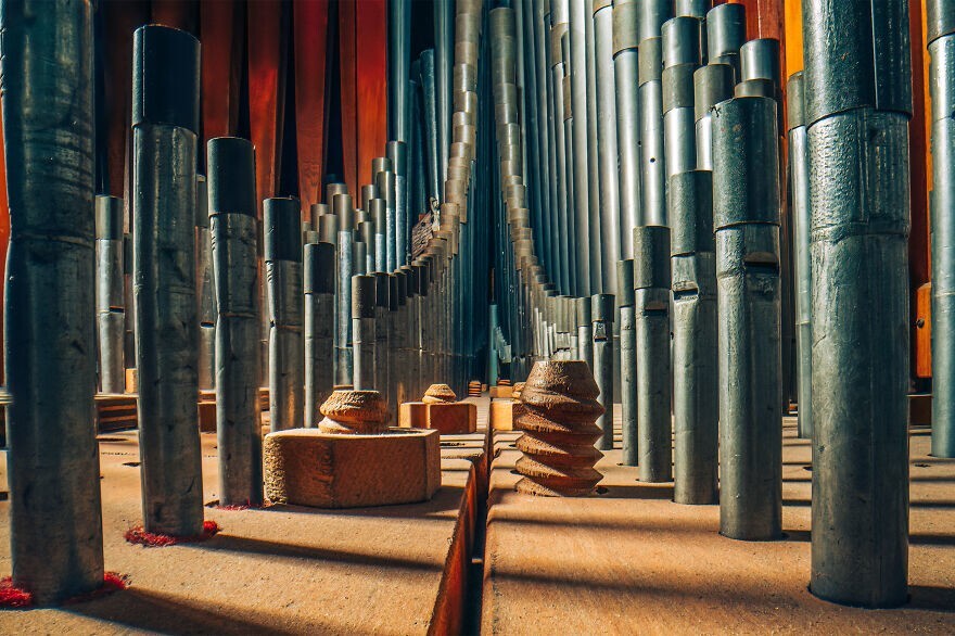 8. Трубы органа церкви Святого Марка в Окленде, Новая Зеландия