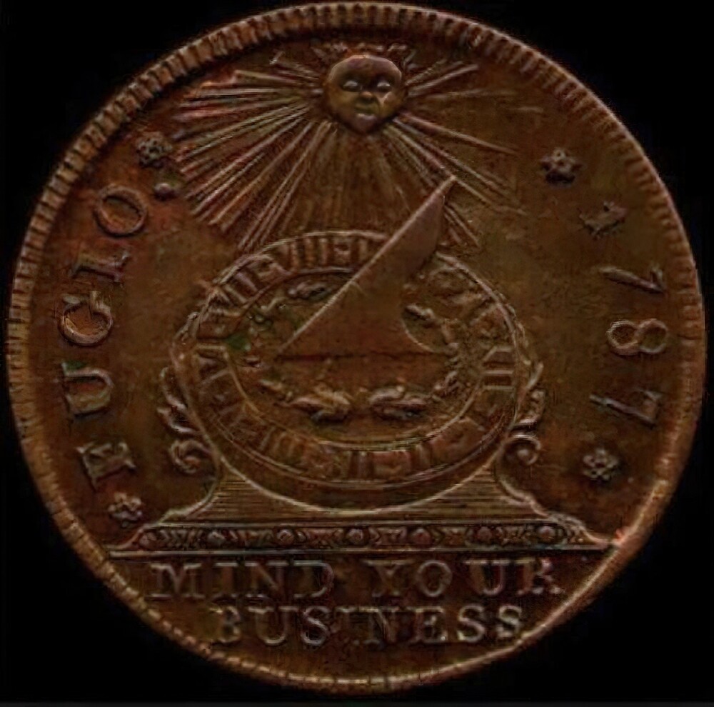 21. У первой официальной монеты США, находящейся в обращении, Fugio Cent, был девиз «Занимайся своим делом» вместо «Мы верим в Бога»