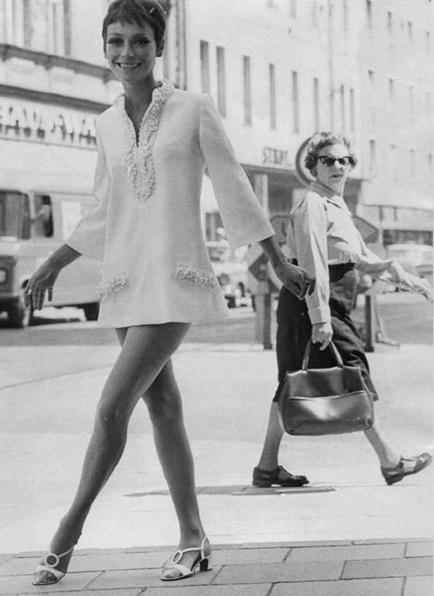 Мода на мини. ФРГ, 1968 год
