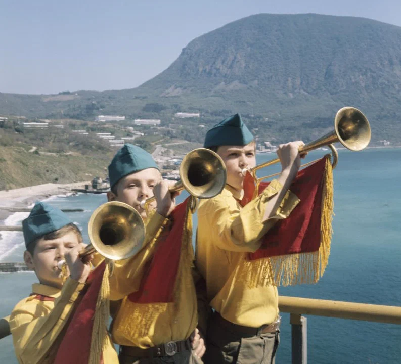 Юные горнисты, 1975 год 