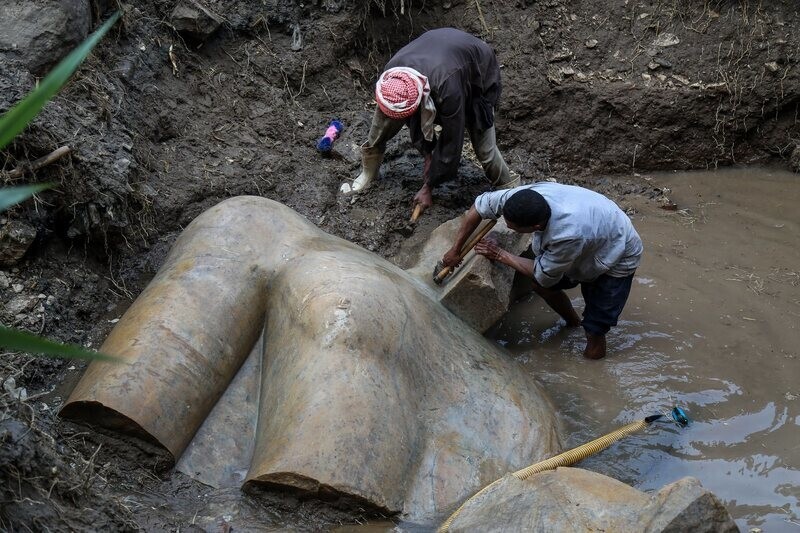 Археологи думали, что нашли статую Рамсеса II — но ошиблись