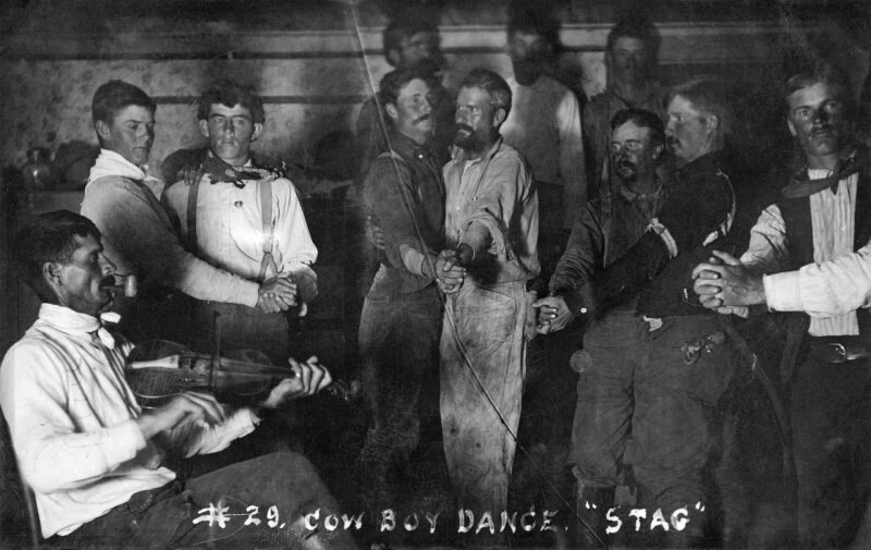  Ковбойские танцы, США, октябрь 1910 года