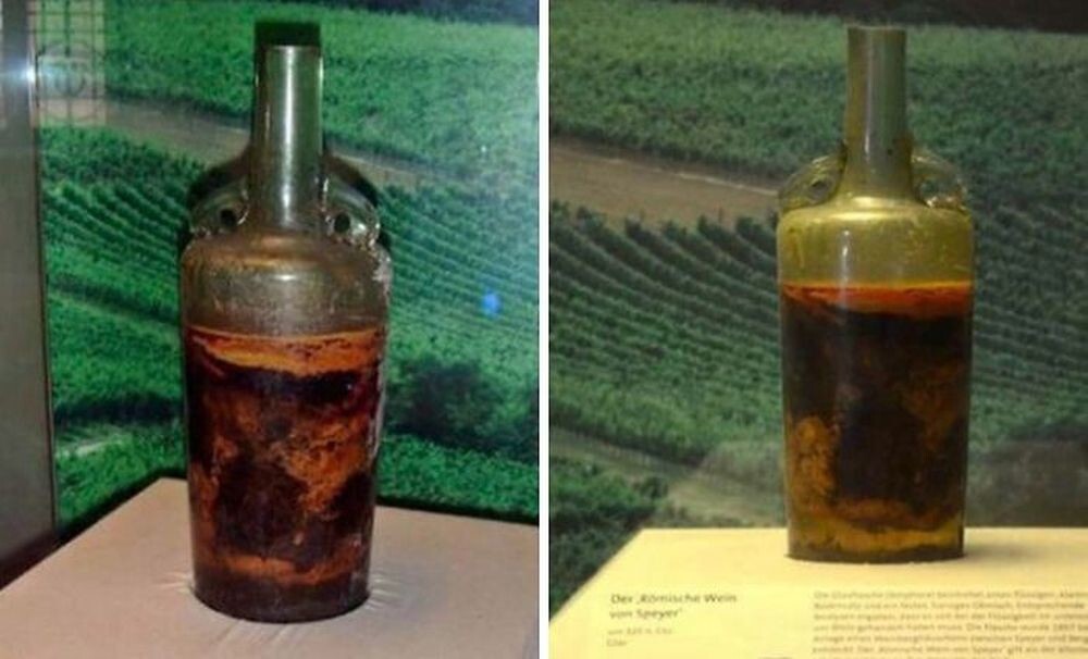 11. Бутылка древнеримского вина 325 г. н.э.
