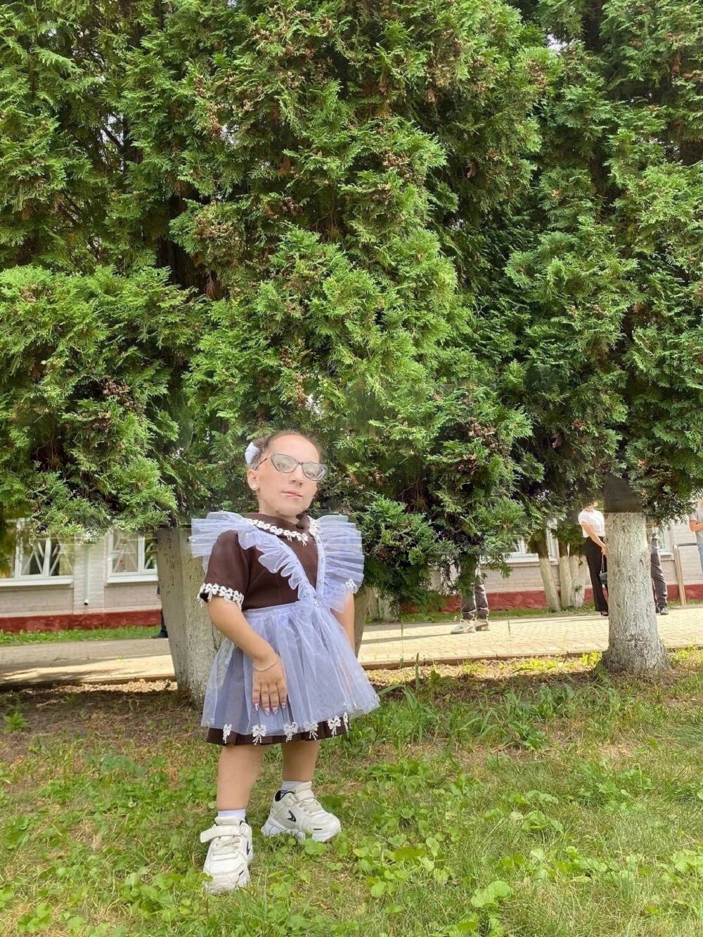 Самая маленькая школьница России отметила свой «Последний звонок»
