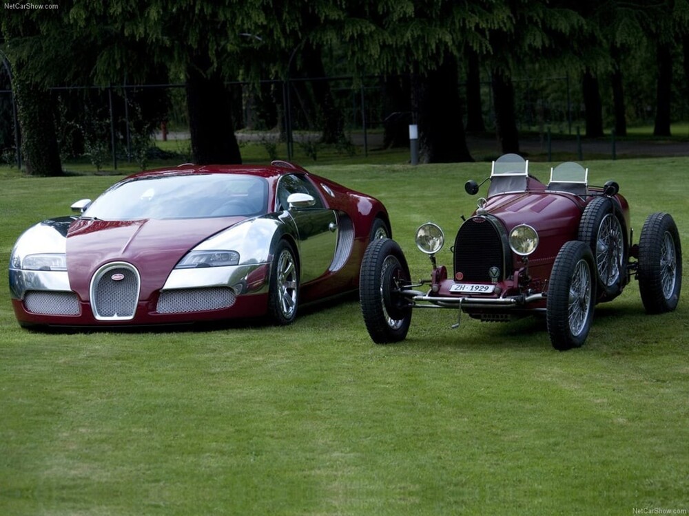 16. Первый Bugatti и современная версия