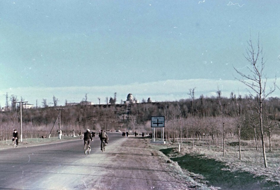 Пулковское шоссе. 1957 год