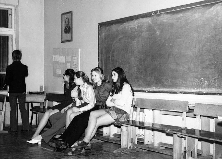 Советские старшеклассницы 80-х.